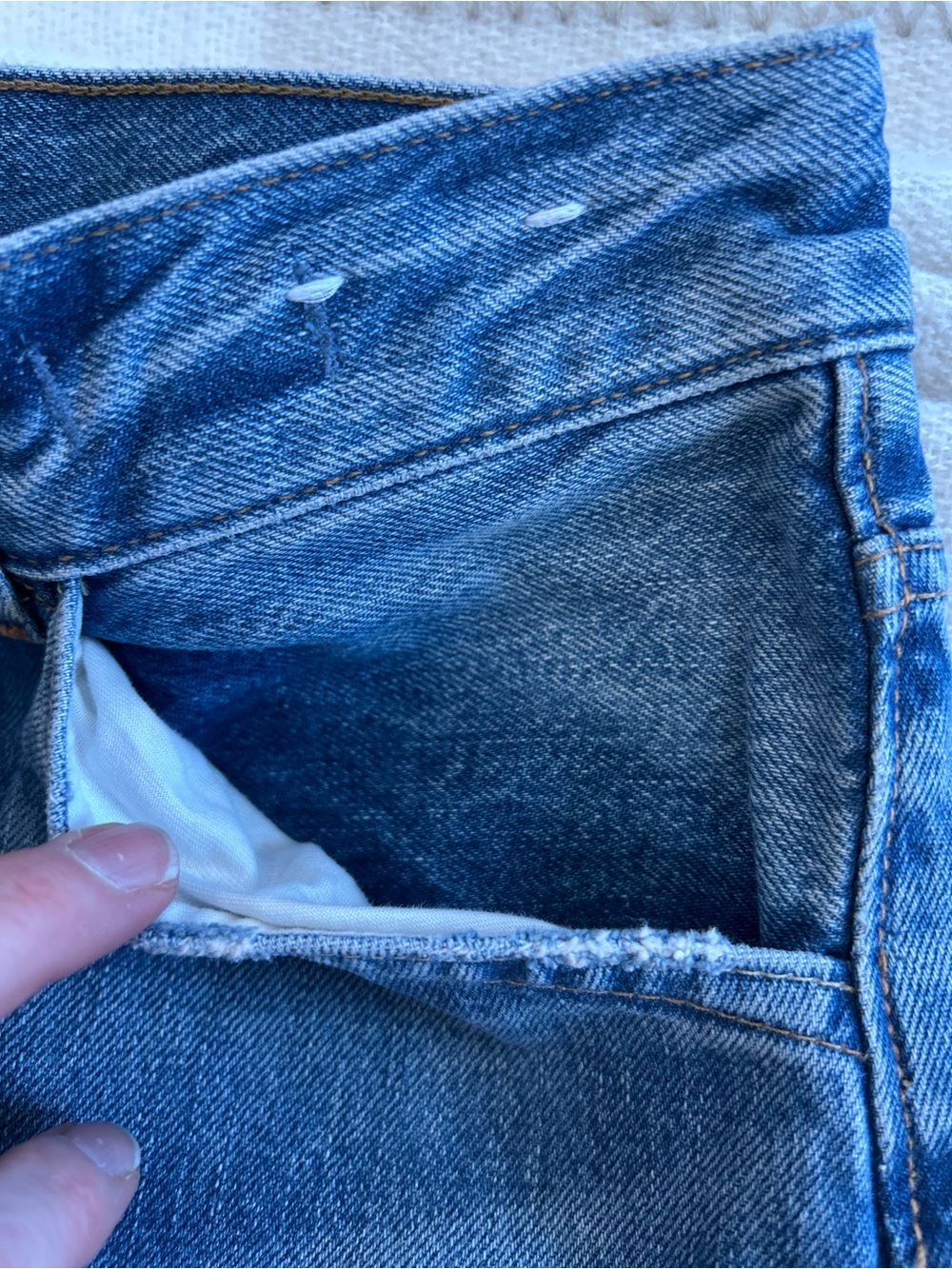 MADEWELL - The Ballon Medium Wash Jeans Size 26 - Picture 8 of 15